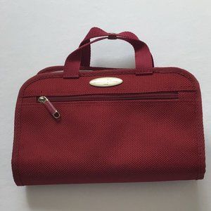 Samsonite Maroon Canvas Toiletry Bag